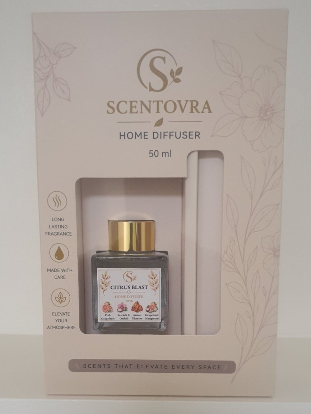 Home Reed Diffuser - Citrus Blast 50ML - Picture 2 of 7
